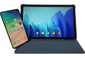 Tablet und Smartphone