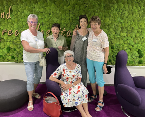 Team vom Krankenhausbesuchsdienst, 5 nette Damen